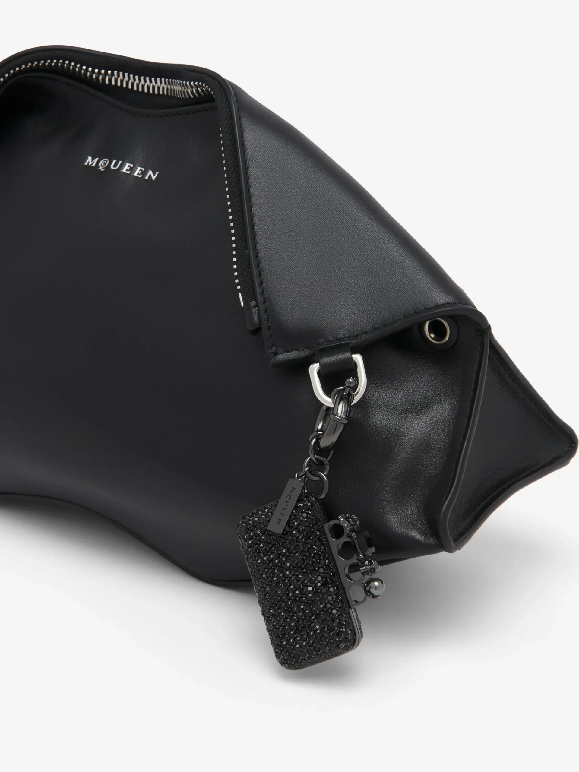 Women's Knuckle Clutch Charm in Black