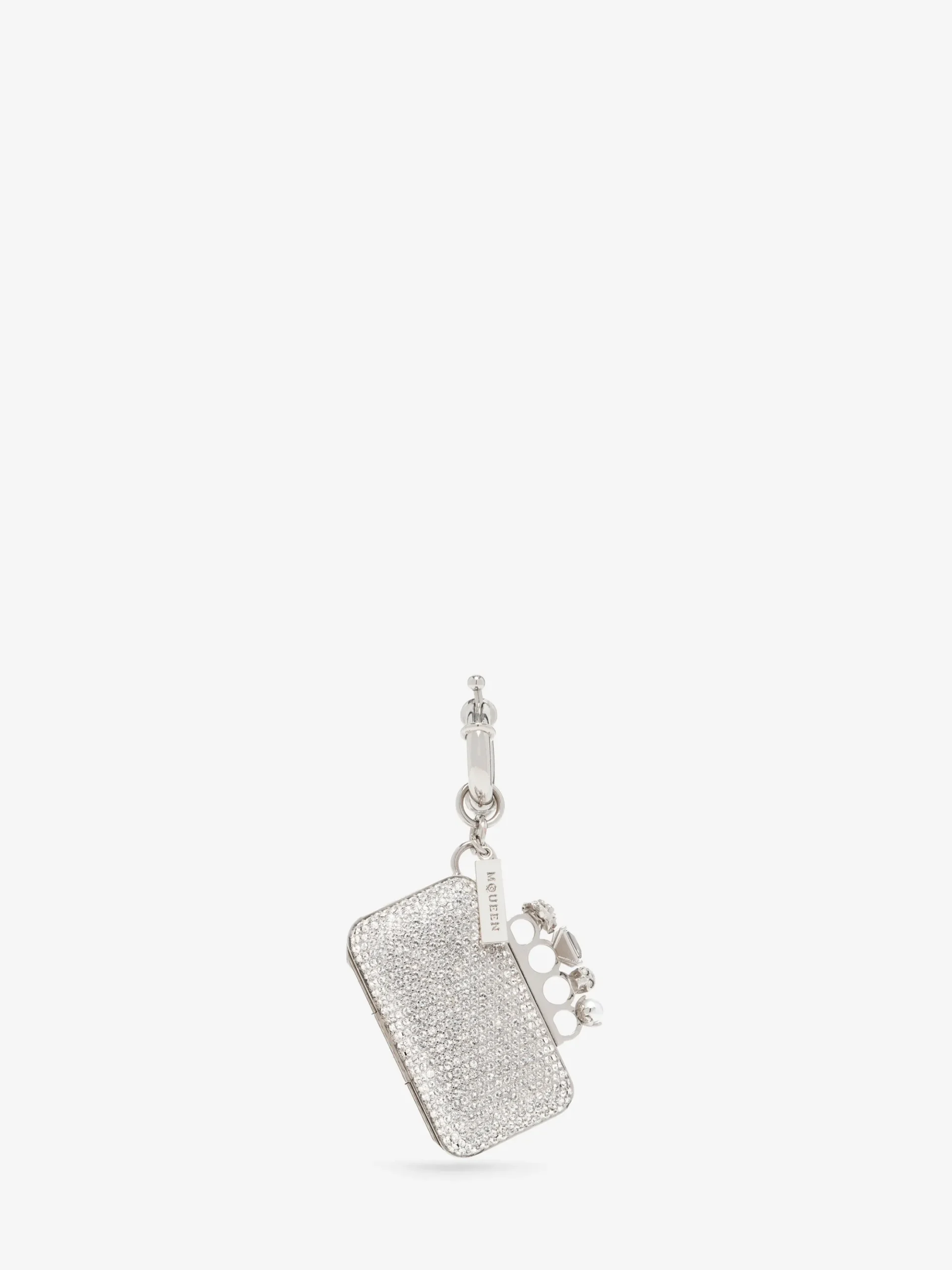 Women's Knuckle Clutch Charm in Palladium