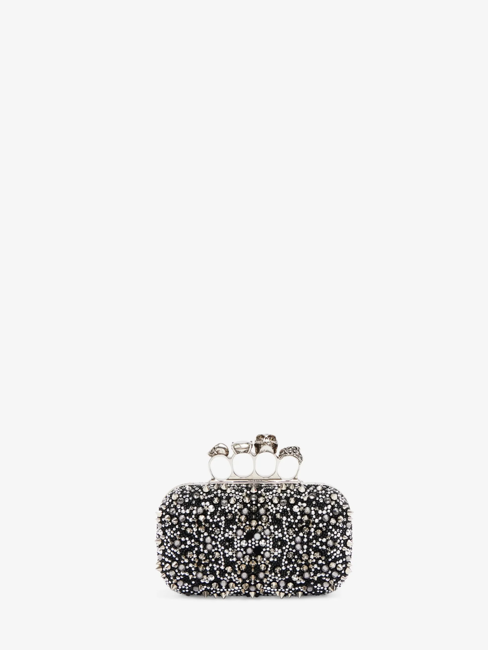 Women's Knuckle Clutch in Black