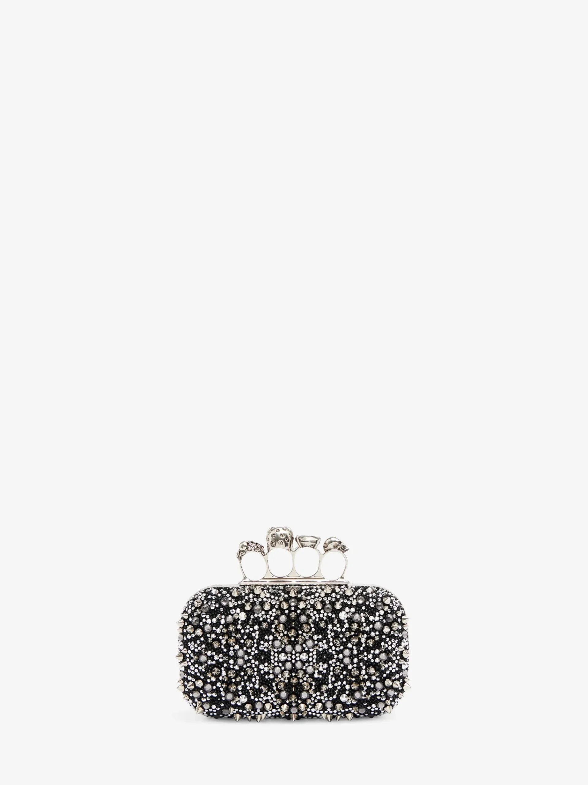 Women's Knuckle Clutch in Black