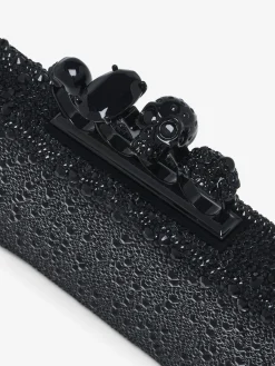 Women's Knuckle Flat Pouch in Black
