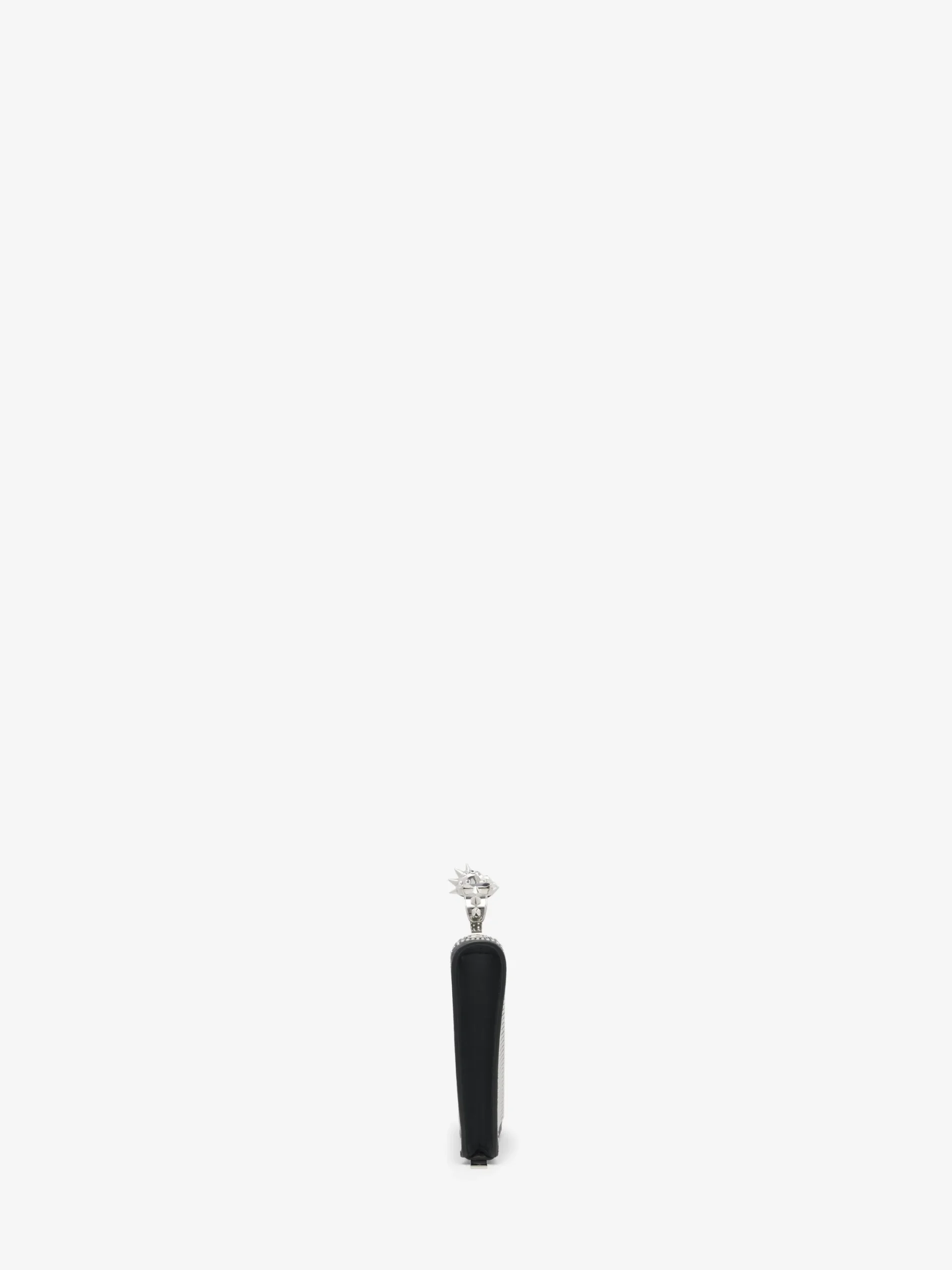 Women's Knuckle Flat Pouch in Black/Silver
