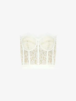 Women's Lace Corset in White