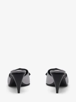 Women's Lexie Mule in Dark Silver