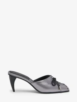 Women's Lexie Mule in Dark Silver
