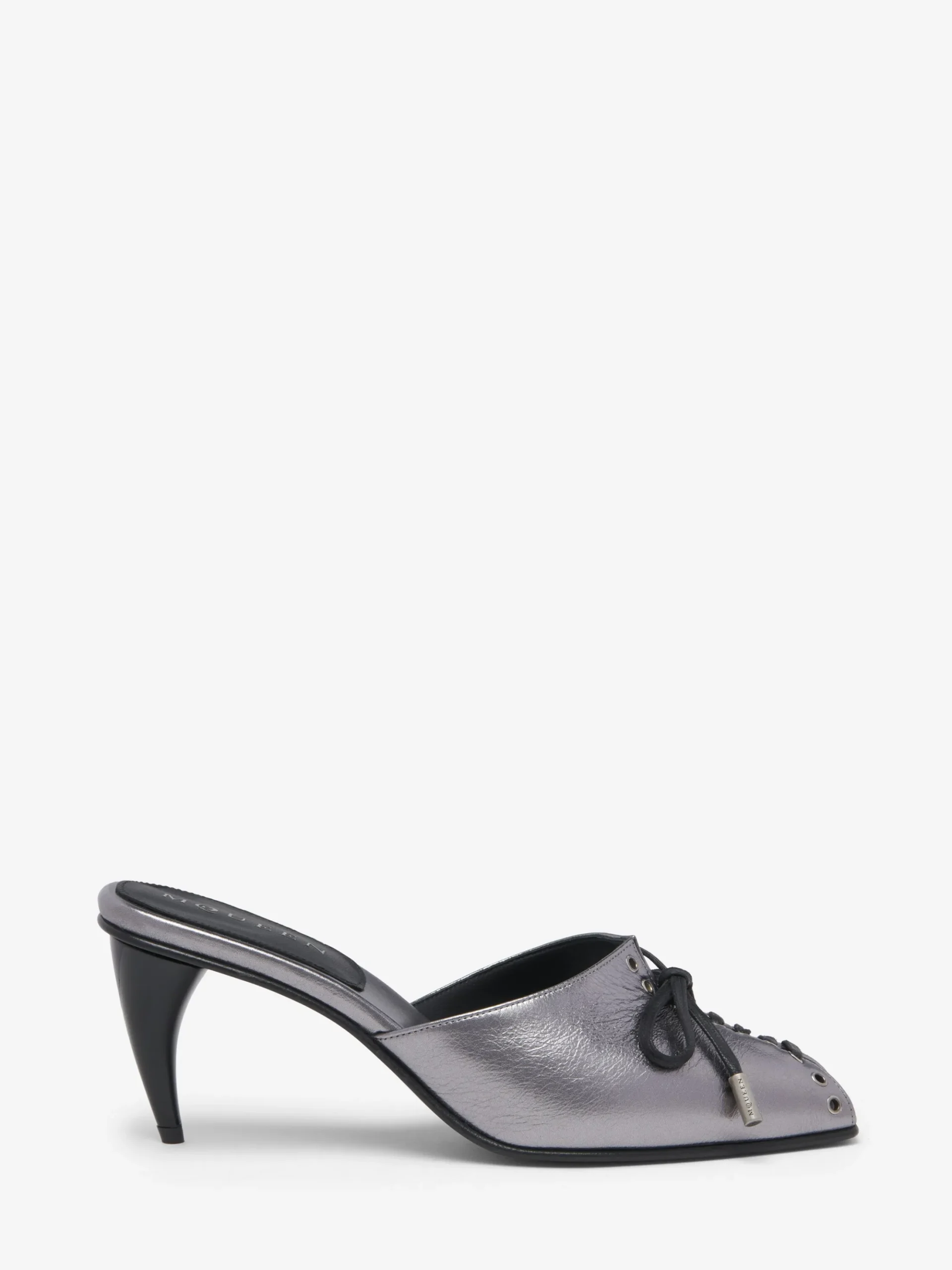 Women's Lexie Mule in Dark Silver