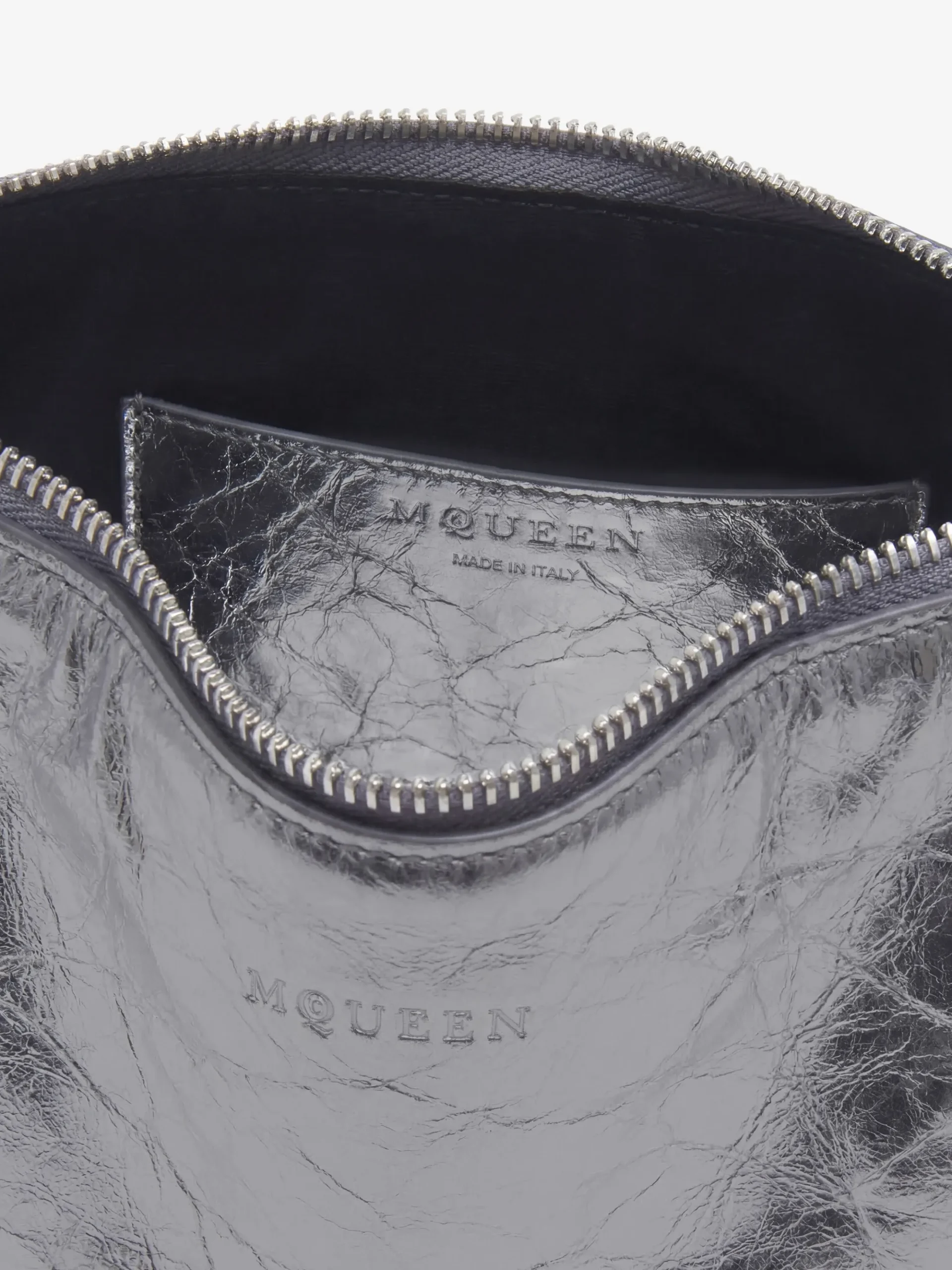 Women's Manta Clutch in Dark Silver