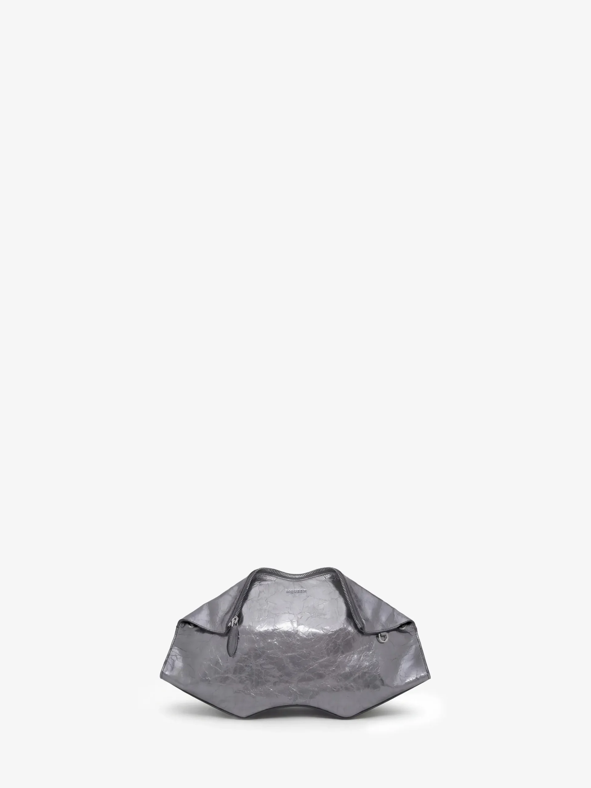Women's Manta Clutch in Dark Silver