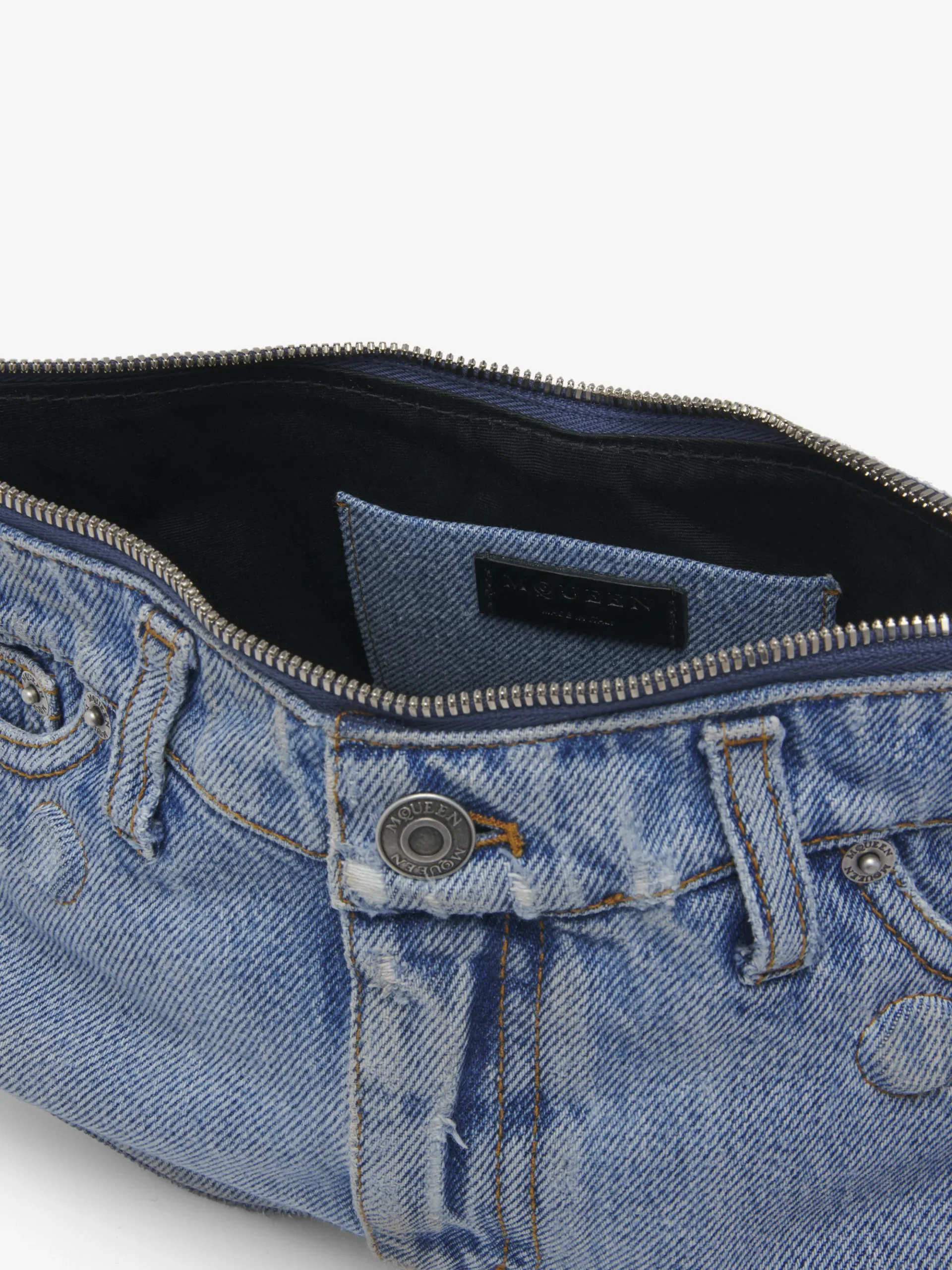 Women's Manta Clutch in Washed Blue