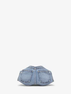 Women's Manta Clutch in Washed Blue