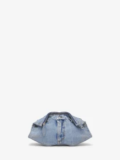 Women's Manta Clutch in Washed Blue
