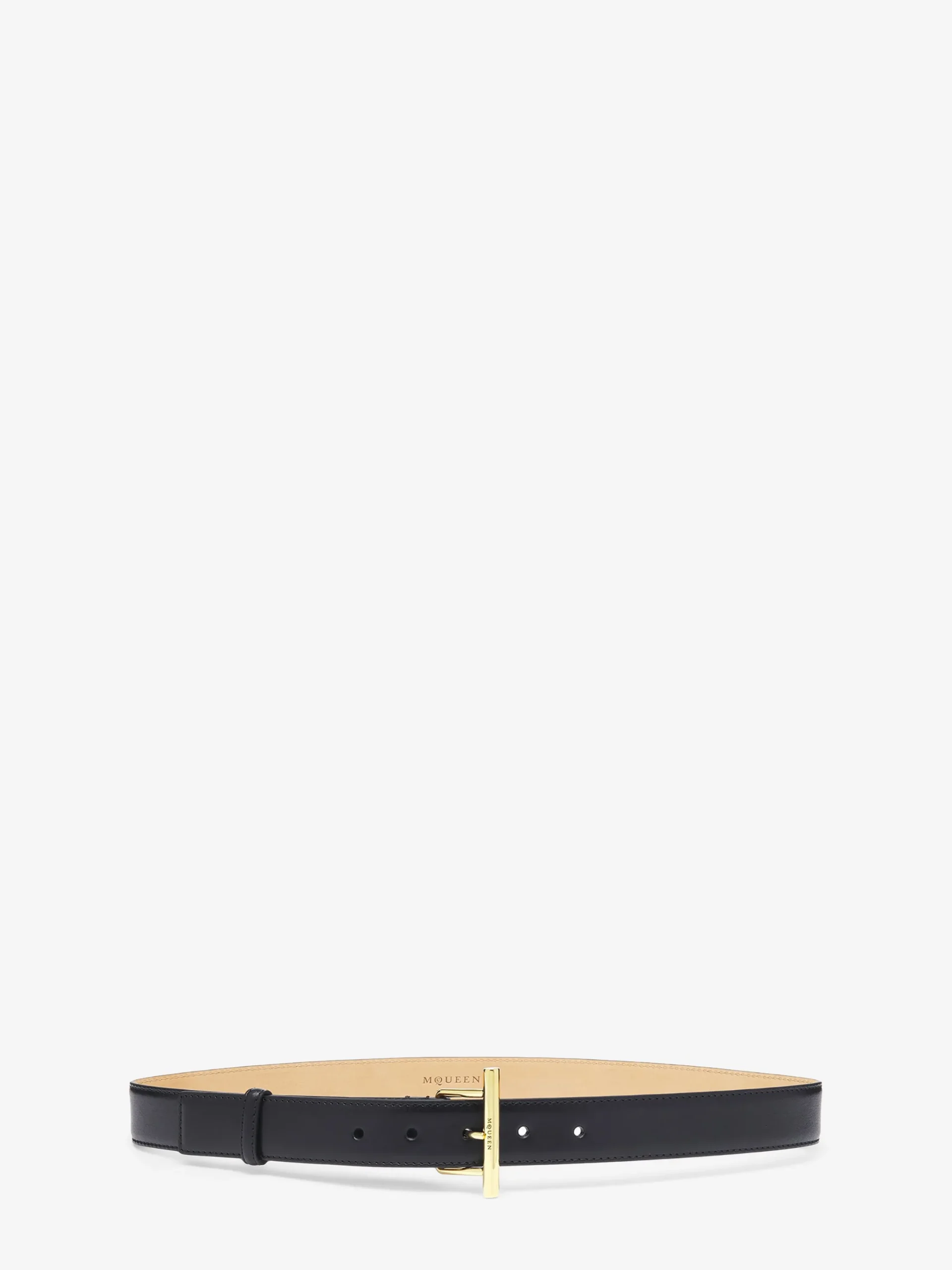 Women's McQueen T-Bar Hip Belt in Black/Gold