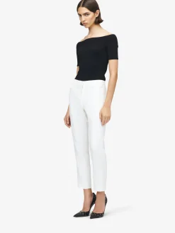 Women's Off-The-Shoulder Knit Top in Black