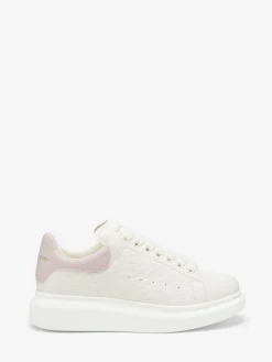 Women's Oversized Sneaker in Off White/Pink