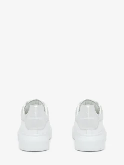 Women's Oversized Sneaker in White/Silver