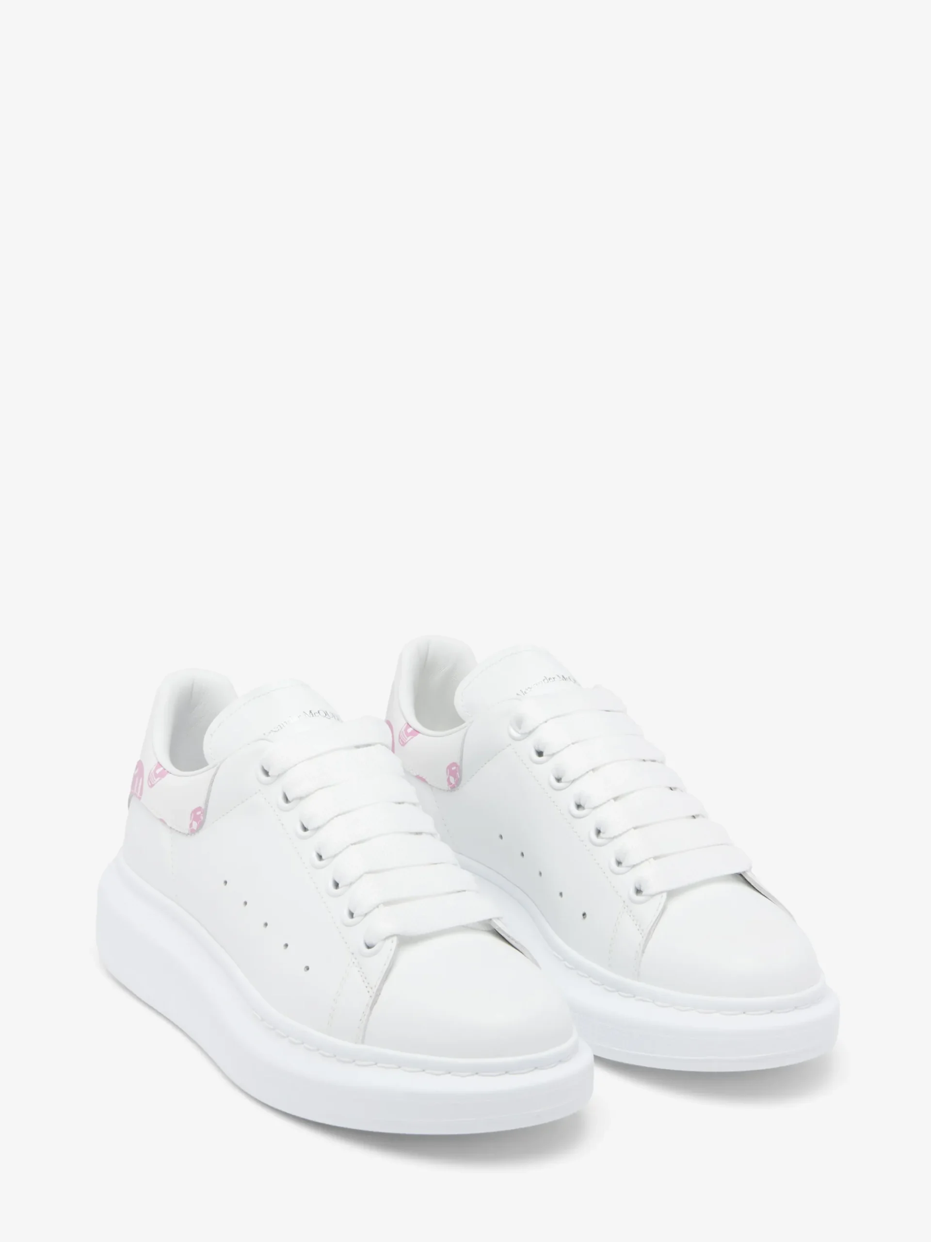 Women's Oversized Sneaker in White/Pink