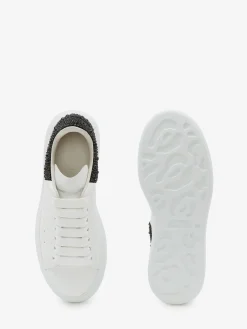 Women's Oversized Sneaker in White/Jet Black