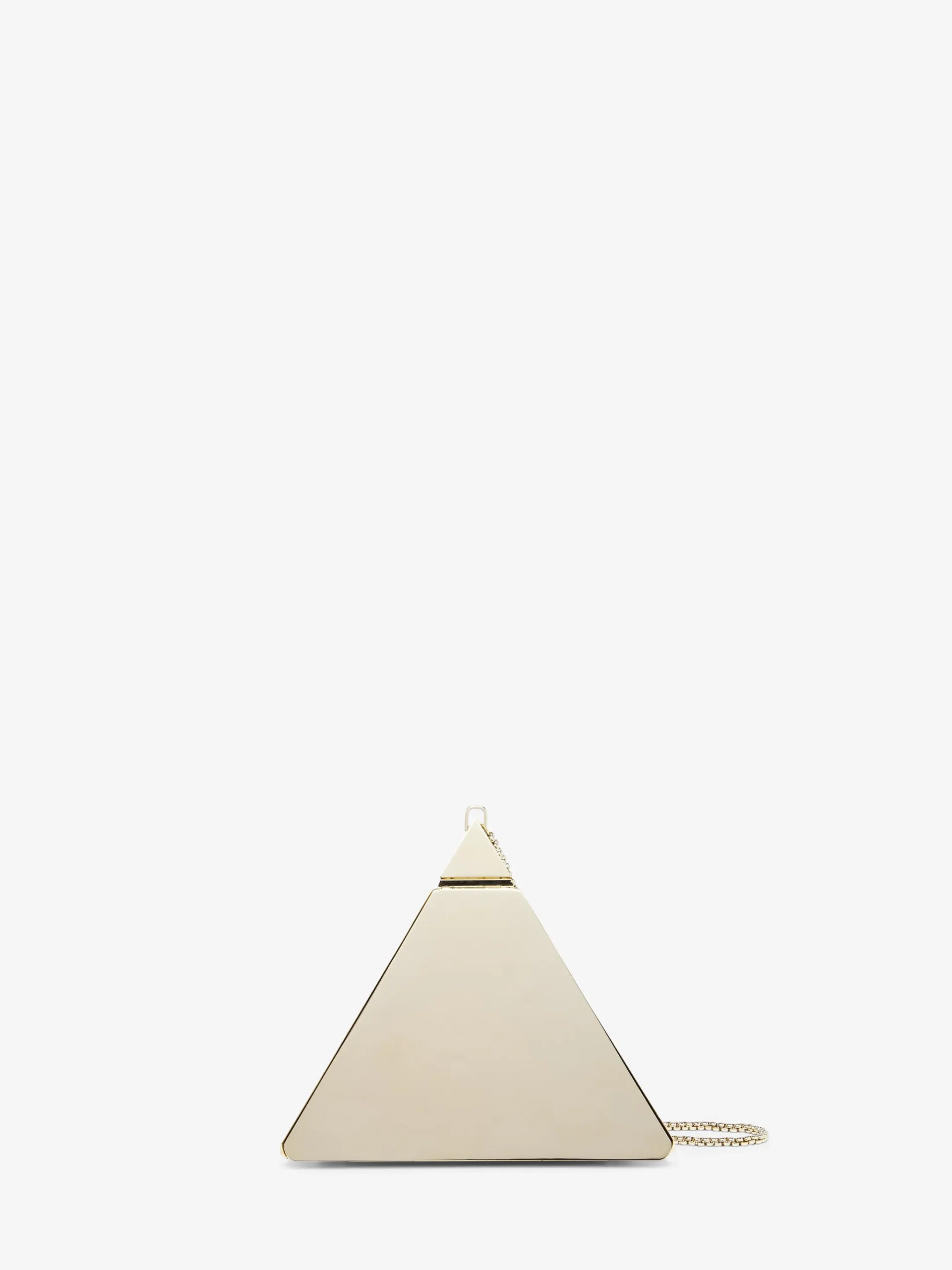 Women's Pyramid Clutch in Gold