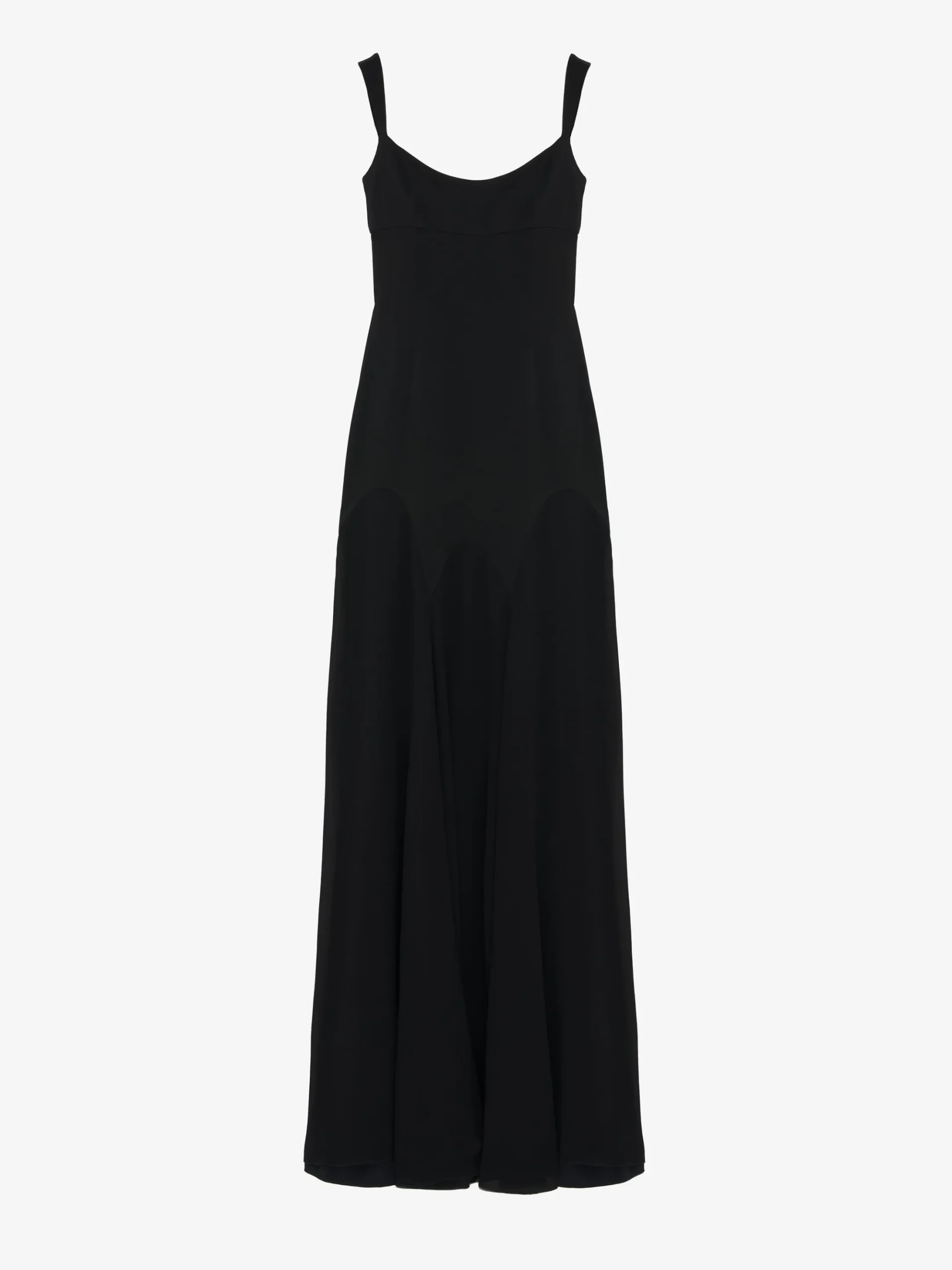 Women's Satin Evening Dress in Black