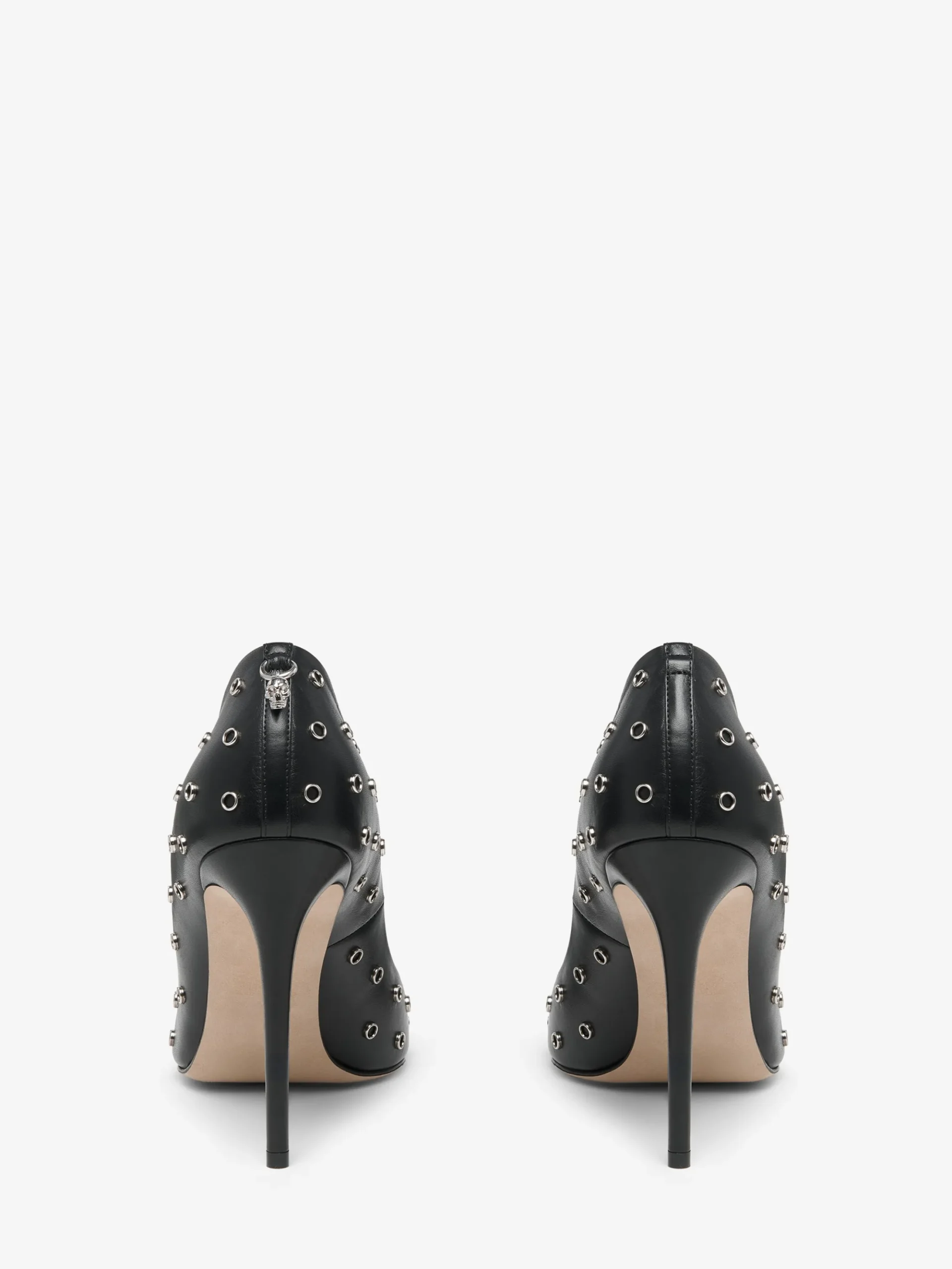 Women's Skull Pump in Black