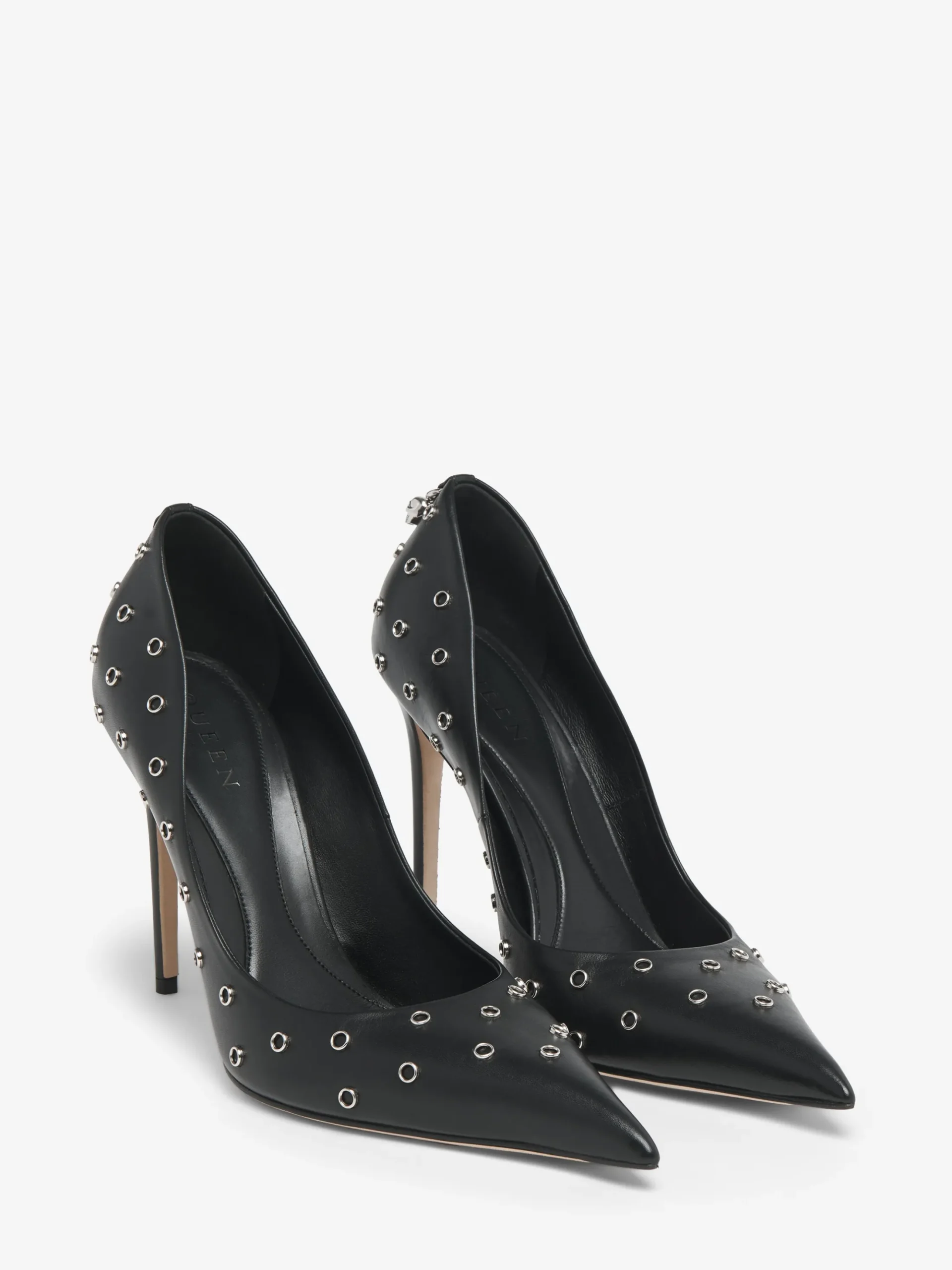 Women's Skull Pump in Black