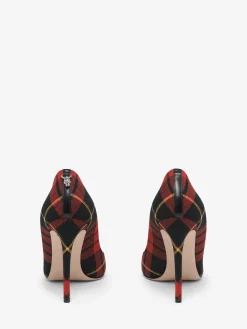 Women's Skull Pump in Red/Black/Yellow