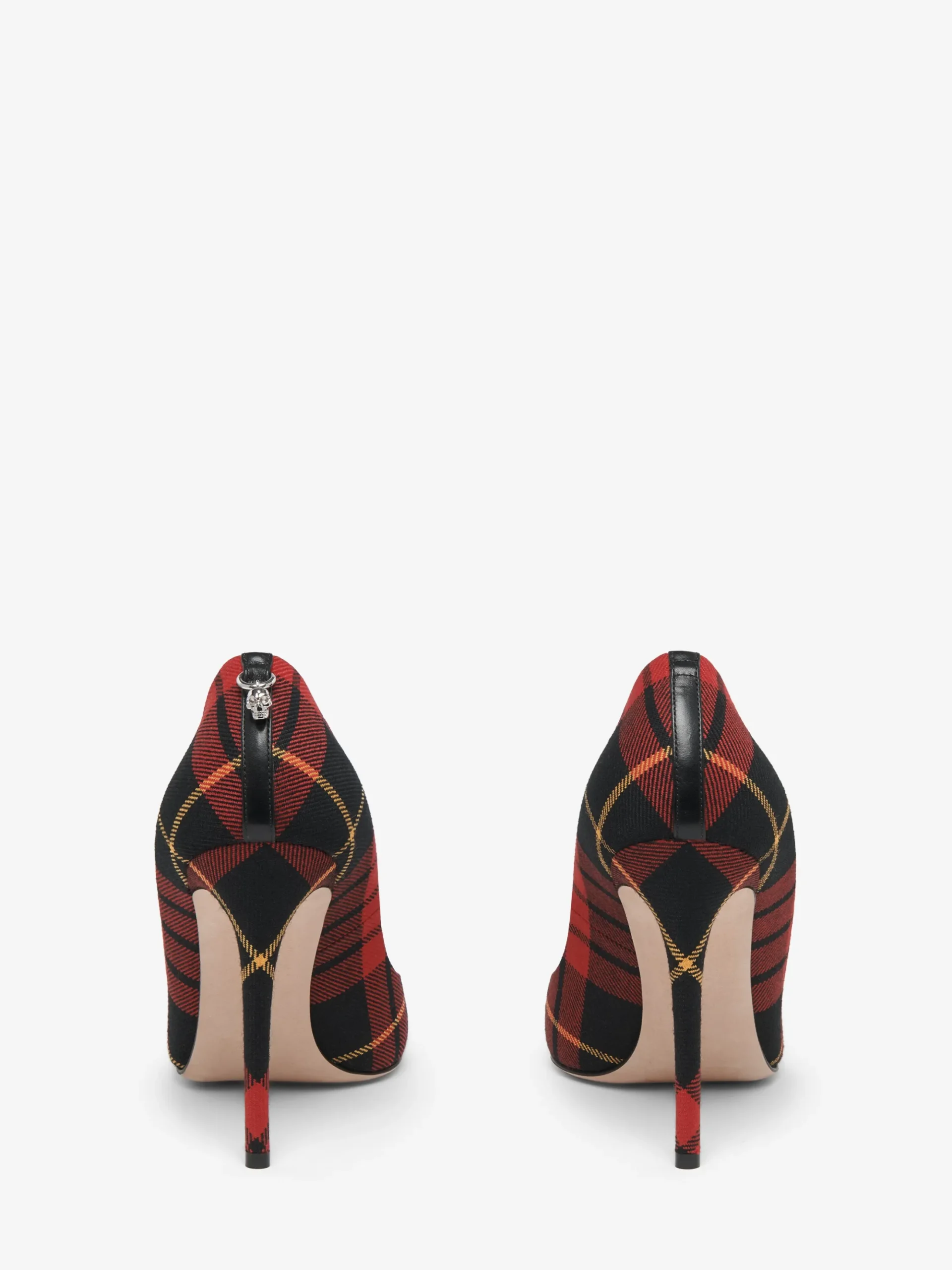 Women's Skull Pump in Red/Black/Yellow