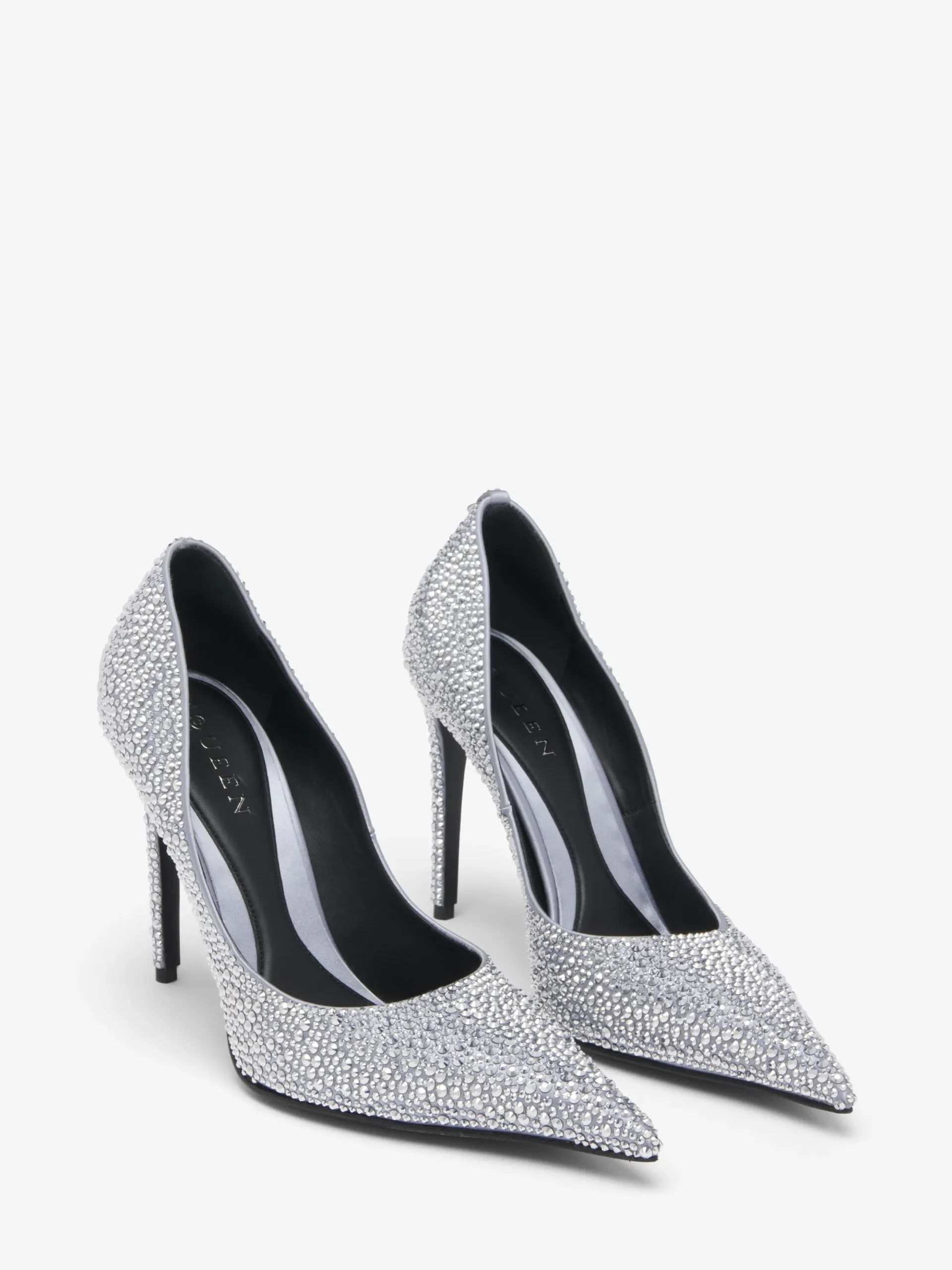 Women's Skull Pump in Silver-finish