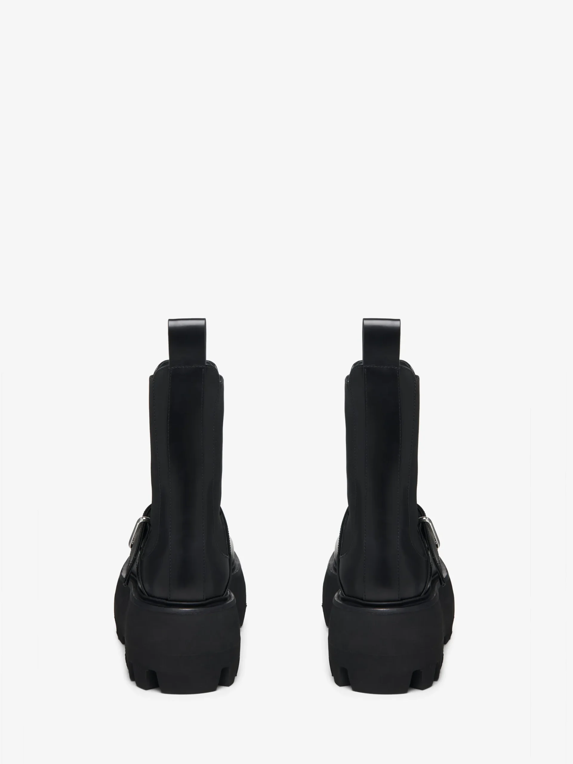 Women's Sofa Buckle Boot in Black