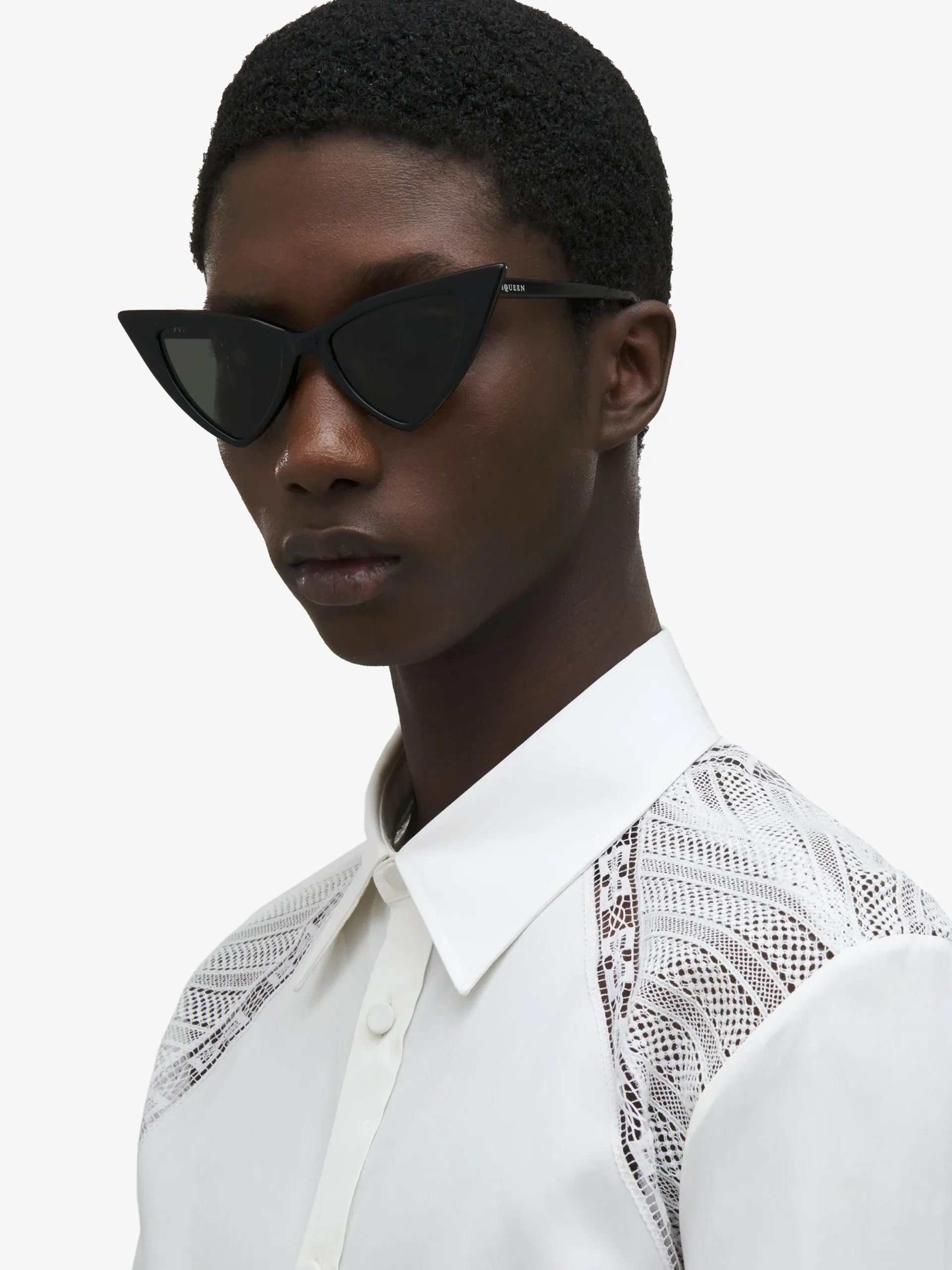 Women's Spike Sunglasses in Black/Smoke