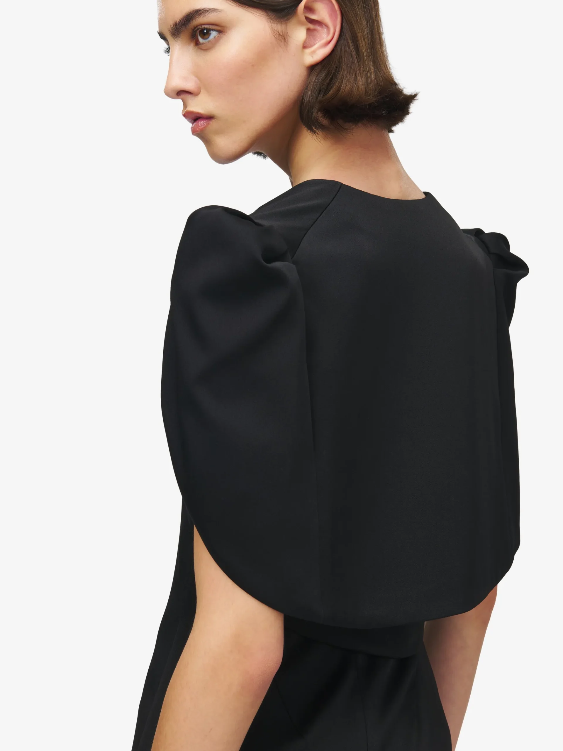Women's Tailored Bolero Jacket in Black
