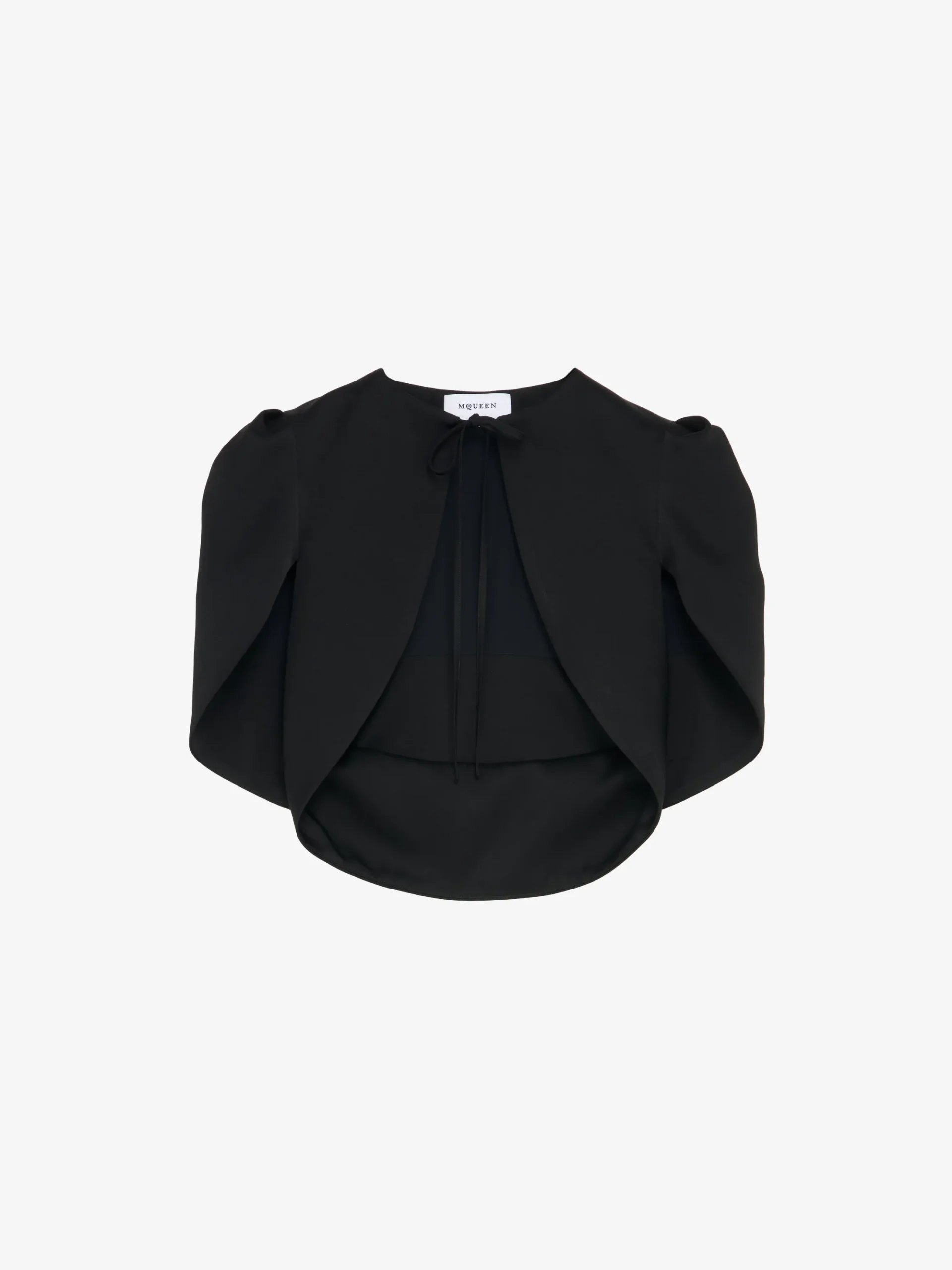 Women's Tailored Bolero Jacket in Black