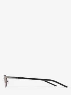 Women's T-Bar Sleek Cat-eye Sunglasses in Burnt Orange