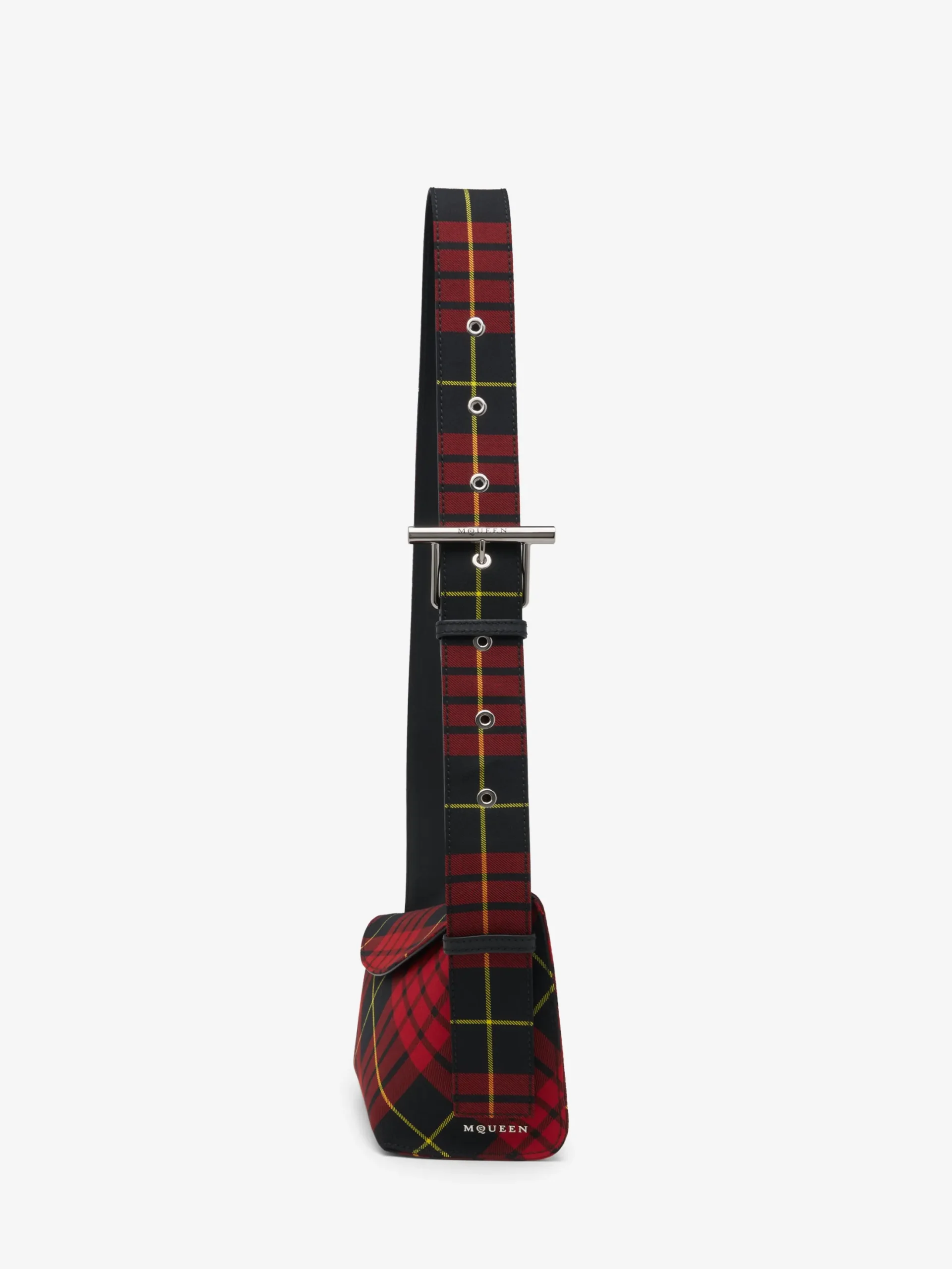 Women's T-Bar Sling Bag in Red/Black/Yellow
