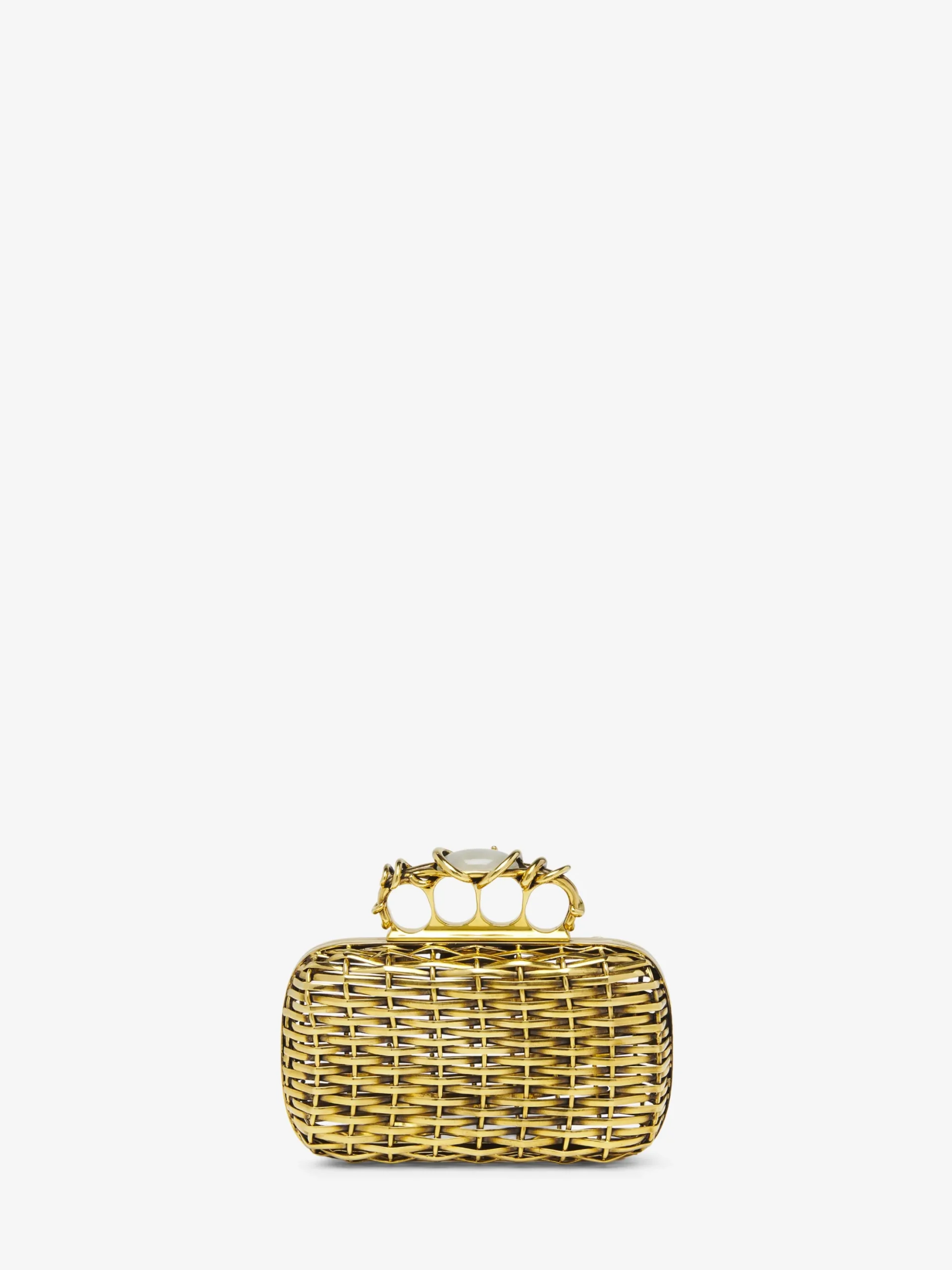 Women's Thorn Knuckle Clutch in Gold