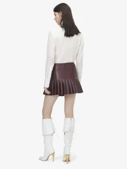 Women's Tie Silk Shirt in Ivory