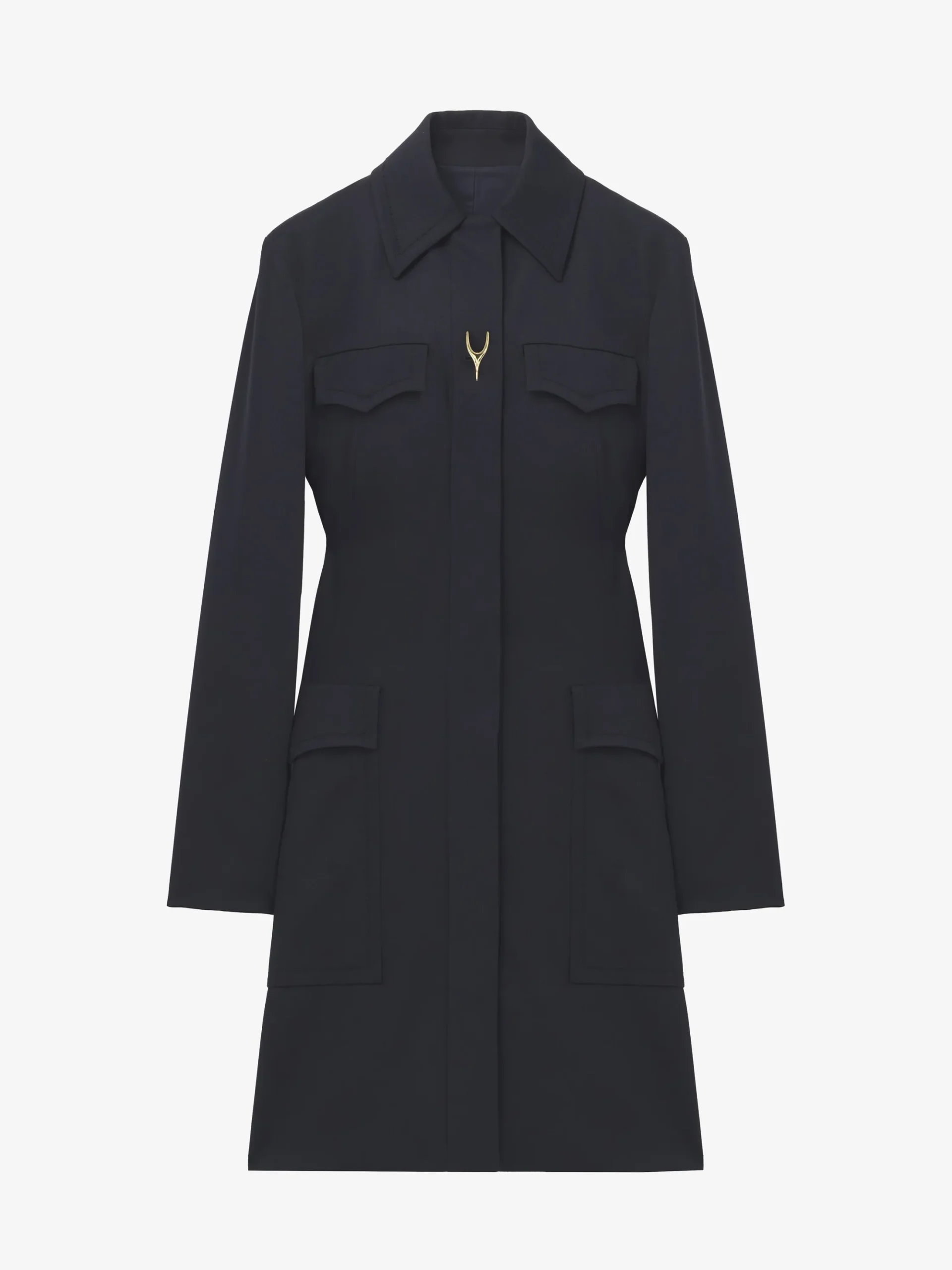 Women's Wishbone Coat in Indigo
